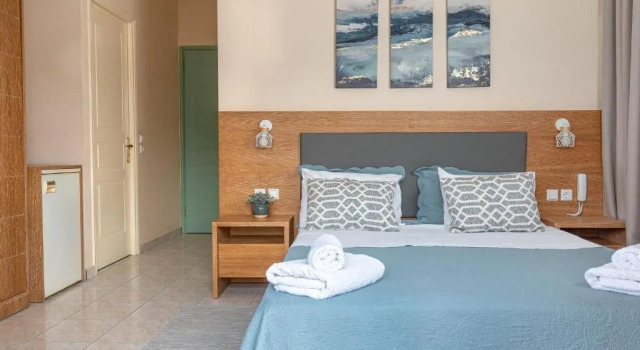 Двухместный номер Deluxe с балконом и с видом на море Theano Hotel
