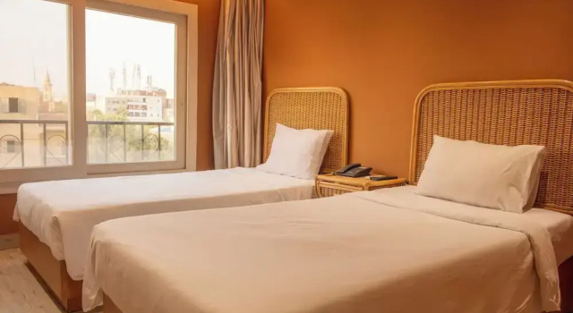 Двухместный номер Superior с балконом и с видом на город Jimmy Pyramids Hotel