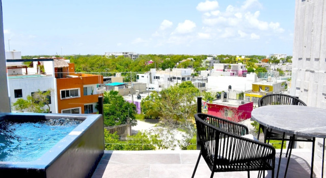 Двухместный номер Deluxe с балконом IIK Tulum Luxury Condo by Spot Rentals