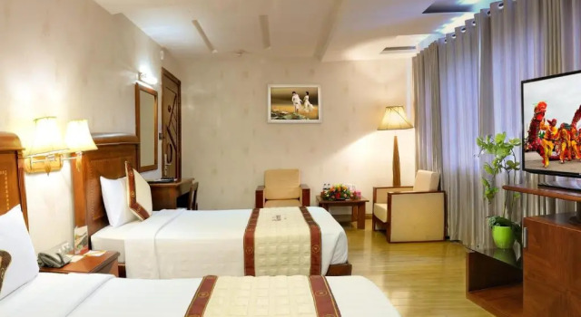 Трёхместный номер Grand Deluxe Elios Hotel