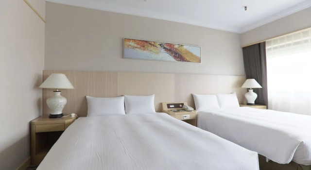 Четырёхместный семейный номер Standard c 1 комнатой с видом на город Santos Hotel
