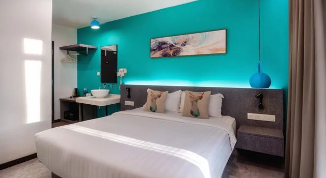 O podwyższonym standardzie pokój Apple Hotel Times Square