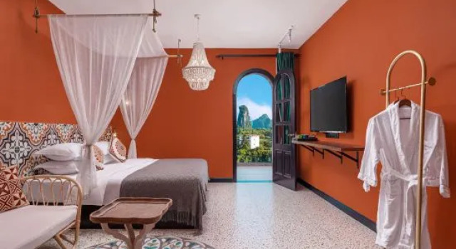 Люкс с 2 комнатами Yangshuo Shulin Tingyu Jila Vacation Apartment