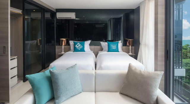 Двухместный номер Deluxe c 1 комнатой Seaphere Pattaya Hotel by Elite Suites