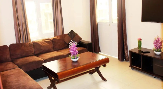 Апартаменты c 1 комнатой с балконом и с красивым видом из окна Al Noor Furnished Flats