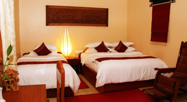 Трёхместный номер Deluxe Shining Angkor Boutique Hotel