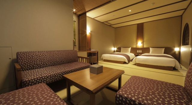 Semi Suite Japanese Hot Spring Bath Yukemurinoyado Yukinohana