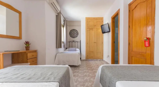 Трёхместный номер Standard с балконом Hostal Dinamarca