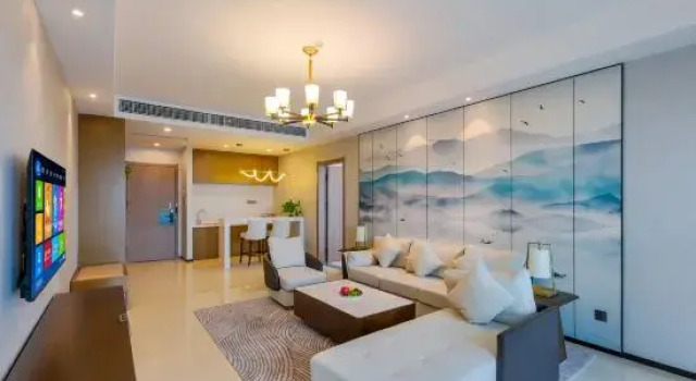 Двухместный люкс Deluxe c 1 комнатой с балконом Rifine Hotel (Pingdu Haode Trading City Store )