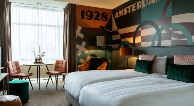 Двухместный номер Deluxe Apollo Hotel Amsterdam, a Tribute Portfolio Hotel