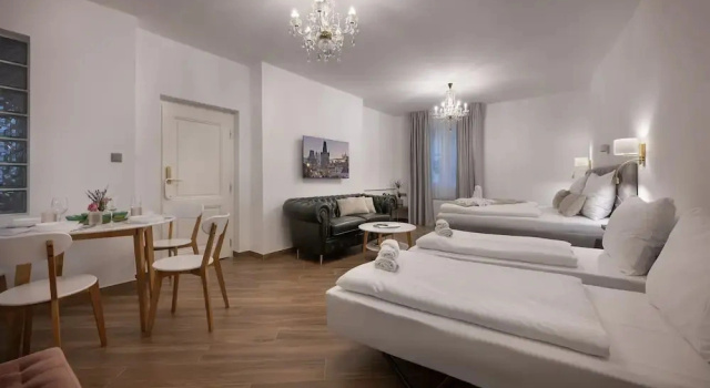 Clássico quarto Kaiserstein Palace Apartments