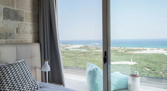 Lux Villa Near Falasarna Beach & a Restaurant, Private Pool & Sea View, Забронировать Вилла Виллы Фаласарна, рядом с Детский Пляж Фалассарна, Вилла