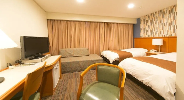 Двухместный номер Deluxe Hyper-inn Takamatsu Ekimae