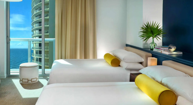 Двухместный номер Standard с частичным видом на океан Sole Miami, A Noble House Resort