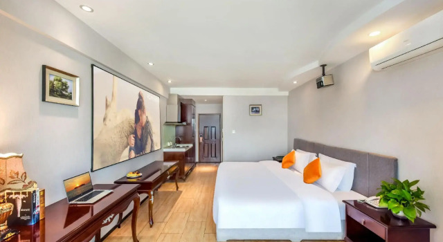Chengdu Tujia Sweetome Vacation Rentals - Hua Run Feng Jin Branch, Rezerwuj Hotel Hotele w Qingyang z parkingiem, Parking