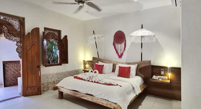 Трёхместный номер Deluxe Samba Villas Beachfront View