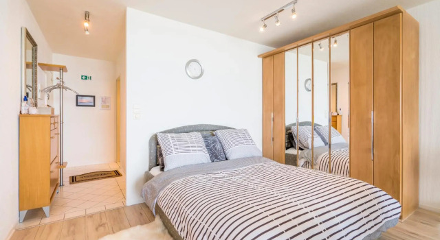 Luxueuze vakantiestudio met zeezicht en terras in Oostende