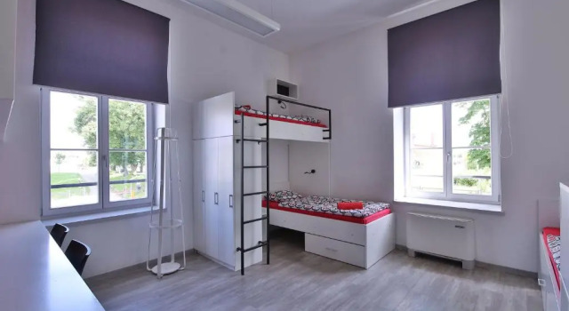Кровать в общем номере Hostel Bedem