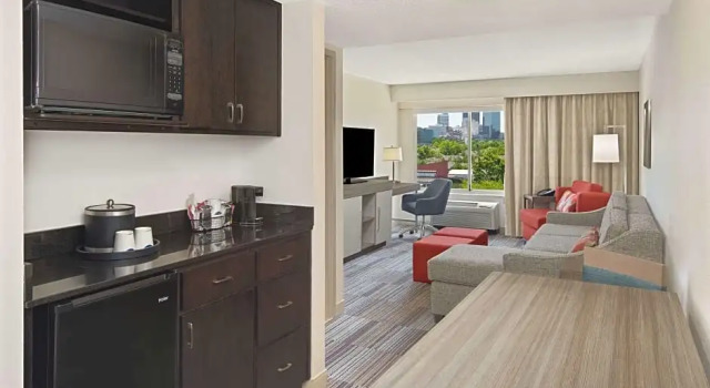 Двухместный люкс c 1 комнатой Hampton Inn Atlanta-Georgia Tech-Downtown
