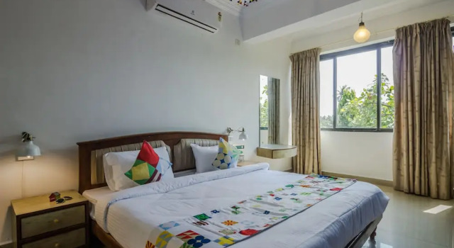 Номер Standard OYO 22730 Home Pool View 1BHK Vagator Beach
