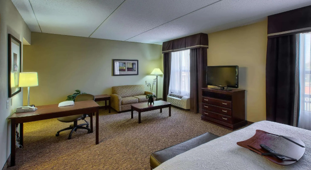 Двухместная студия Hampton Inn & Suites Burlington