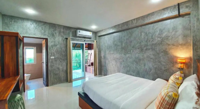 Двухместный номер Deluxe с балконом и с видом на море Life koh tao resort