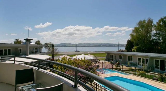 Апартаменты с 2 комнатами с видом на озеро Anchorage Resort Taupo NZ