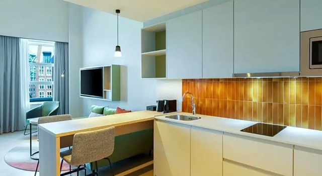 Двухместная студия с красивым видом из окна Residence Inn by Marriott The Hague