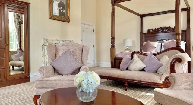 Люкс с красивым видом из окна Bosworth Hall Hotel & Spa