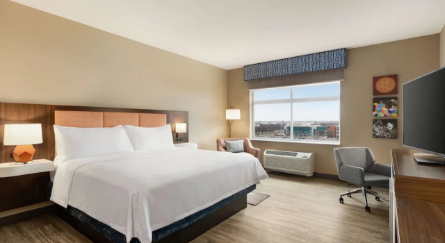 Двухместный номер Mobility/Hearing Access Hampton Inn Indianapolis Downtown IUPUI