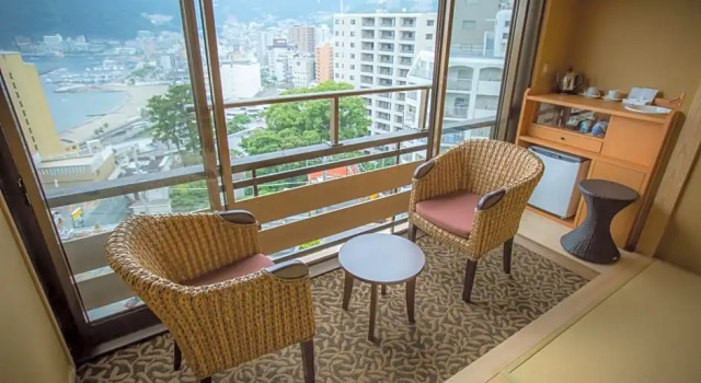 Номер Deluxe с видом на море Atamionsen Yuyado Ichibanchi