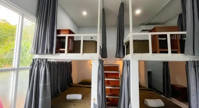 Кровать в общем номере Isyanas Family Suites Batur View by EPS