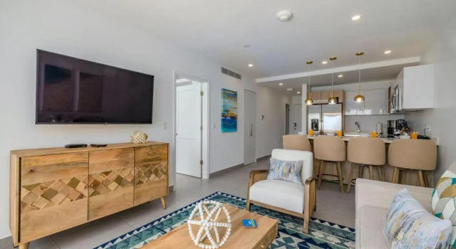 HH-2Bdr413 - NEW Modern Apartment in Oceanfront Luxury Condo in Aruba!