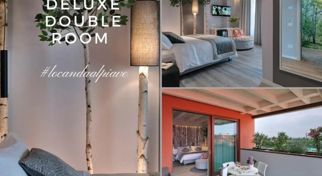 Двухместный номер Deluxe с балконом Hotel Locanda Al Piave ***S