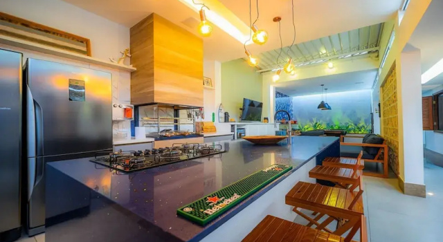 Вилла Bz51Casa no centro 4 suítes sauna priv