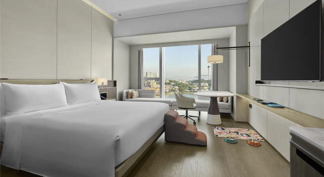 Номер Deluxe с видом на море Hilton Zhuhai