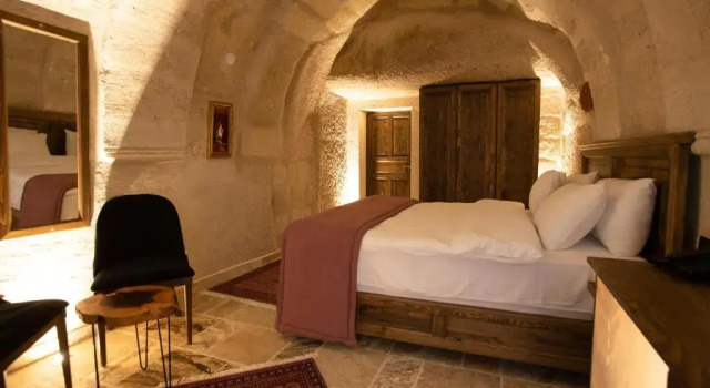 Двухместный номер Deluxe Cave с джакузи Medusa Cave Hotel