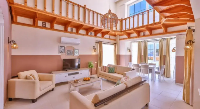 Kaş, deniz manzaralı, 6 kişilik villa, Забронировать Вилла Анталья провинция Анталья