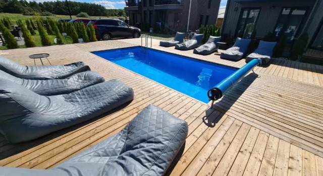 Апартаменты Vaivorykštės 7D apartamentai (su baseinu)