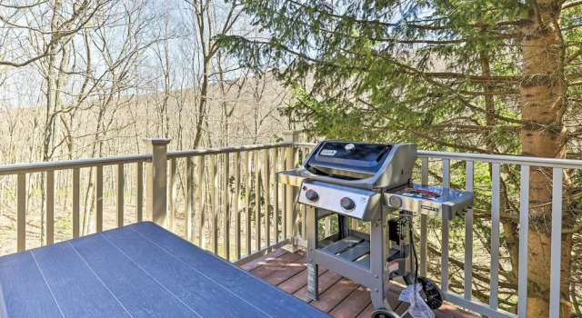 Апартаменты с 2 комнатами с балконом Pocono Retreat, 1 Mi to State Park & Ski Access!