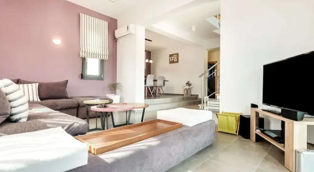 Вилла Beautiful new Large House, Private Pool, Near Beach at Rethymno, NW Coast