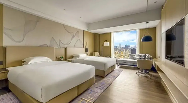 Четырёхместный номер Deluxe Kaohsiung Marriott Hotel