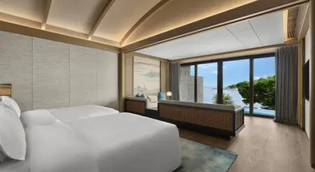 Двухместный люкс с видом на океан Banyan Tree Zhuhai Phoenix Bay