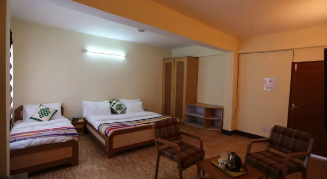 Трёхместный семейный номер Standard с видом на горы Hotel Spiti Heritage