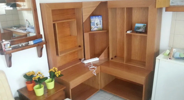 Studio i balkonem i z widokiem na góry Orange Fodele