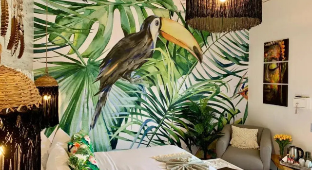 Suite med altan Castillo de Tulum