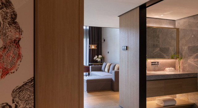 Standaard duplex kamer uitzicht op het meer Melia Chongqing