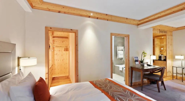 Двухместный номер Deluxe Matterhorn View Grand Hotel Zermatterhof