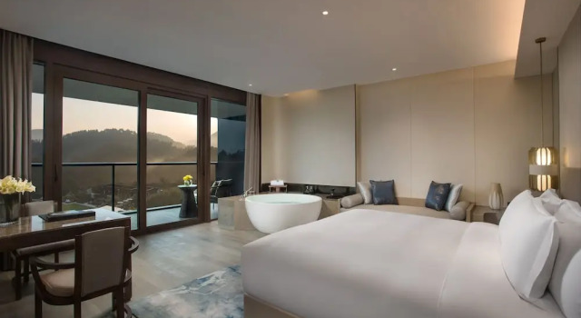 Двухместный номер Standard с балконом и с видом на озеро Banyan Tree Anji
