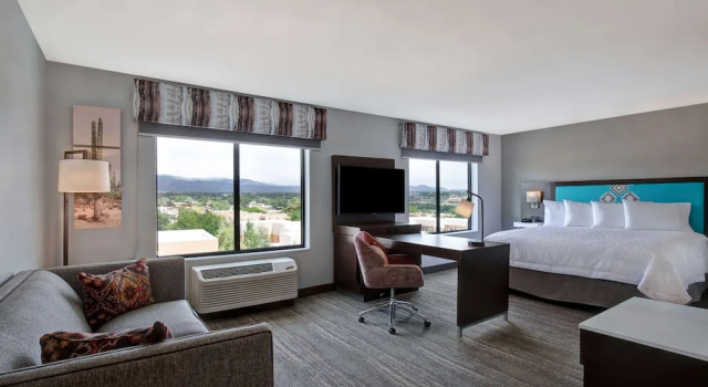 Двухместная студия с видом на горы Hampton Inn Santa Fe South, NM